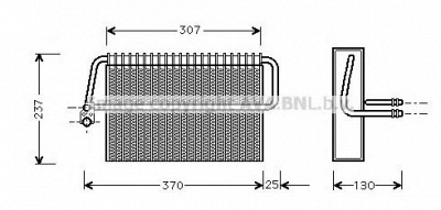 AVA QUALITY COOLING msv272 -  Испаритель, кондиционер